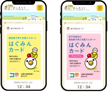 デジタルはぐみんカード画像