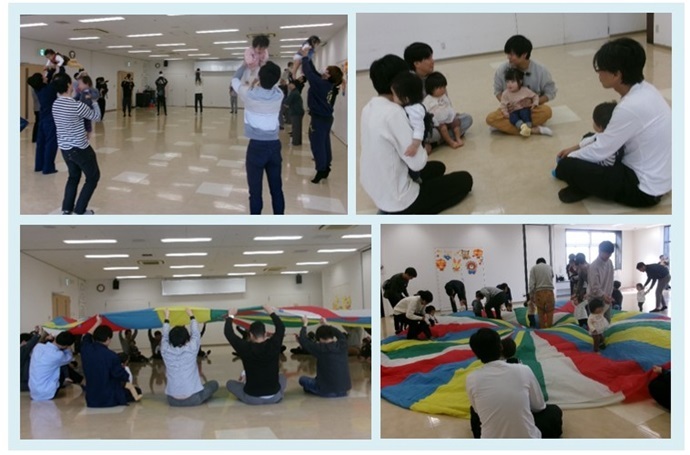 写真:にこにこパパ広場の様子