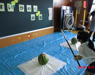 写真：すいか割り2