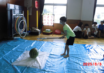 写真：3すいか割り