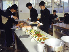 写真：給食の様子