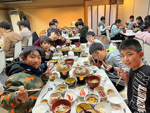 写真：一日目夕食