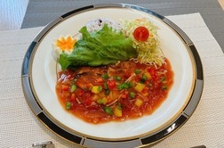 トマトマト甘酢唐揚げ