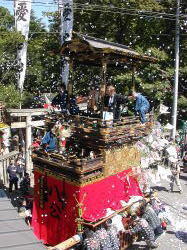 写真：八公組山車