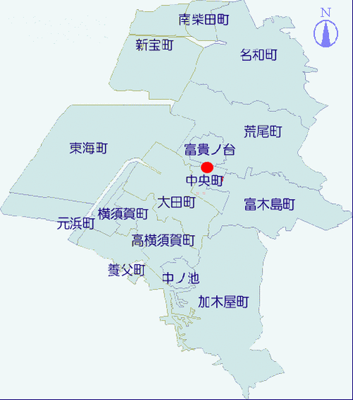 地図：東海市全図