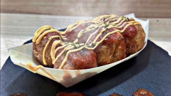 写真：ピザたこ焼き