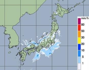 地図:高解像度降水ナウキャスト