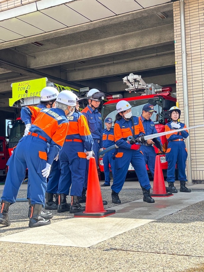 消防団教養訓練にて