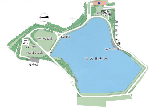 地図：加木屋南公園案内図