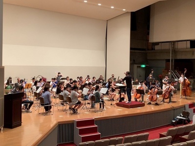 写真：子どものオーケストラ夏合宿の様子1