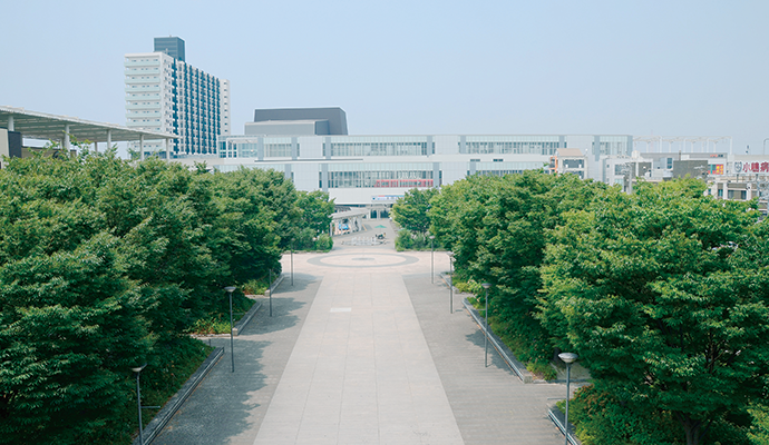 写真：東海市の中心市街地