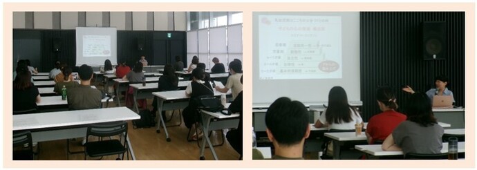 写真:子育て講演会「心の育ちを知ってあんしん子育て」の様子