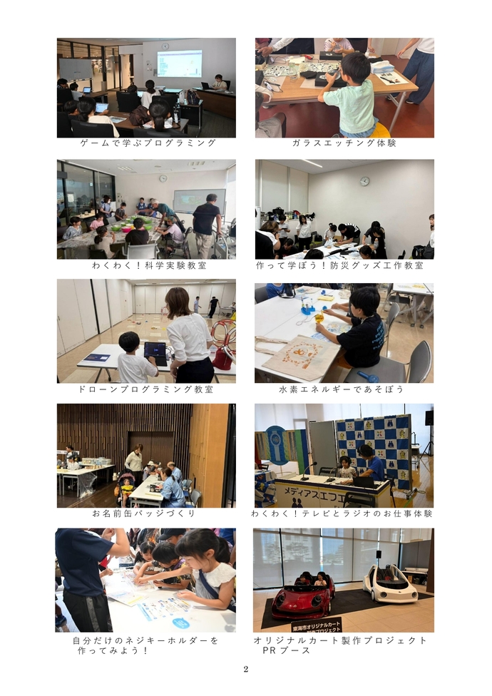 第9回東海市ものづくり道場当日の様子を撮影した写真がまとまった画像データの2件目