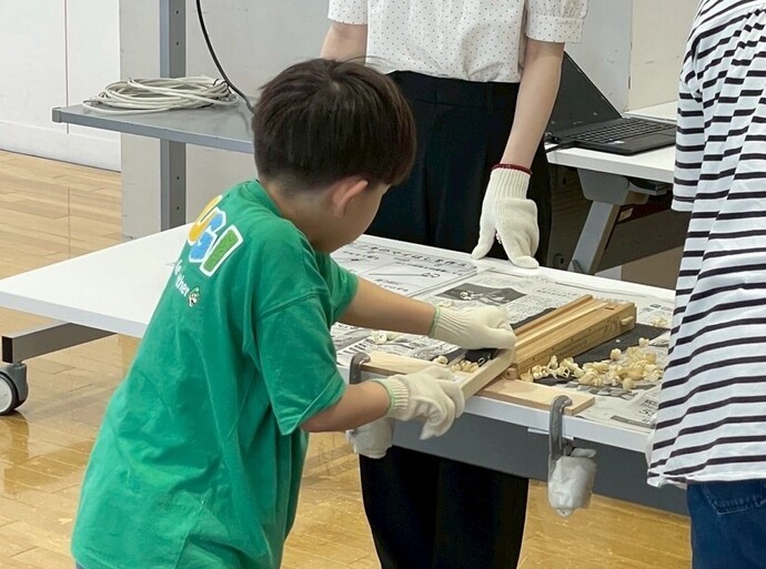 写真：令和7年度のものづくり道場の様子