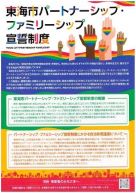 パートナーシップ・ファミリーシップ宣誓制度チラシ