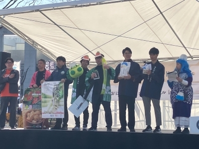 ステージでのPRの様子