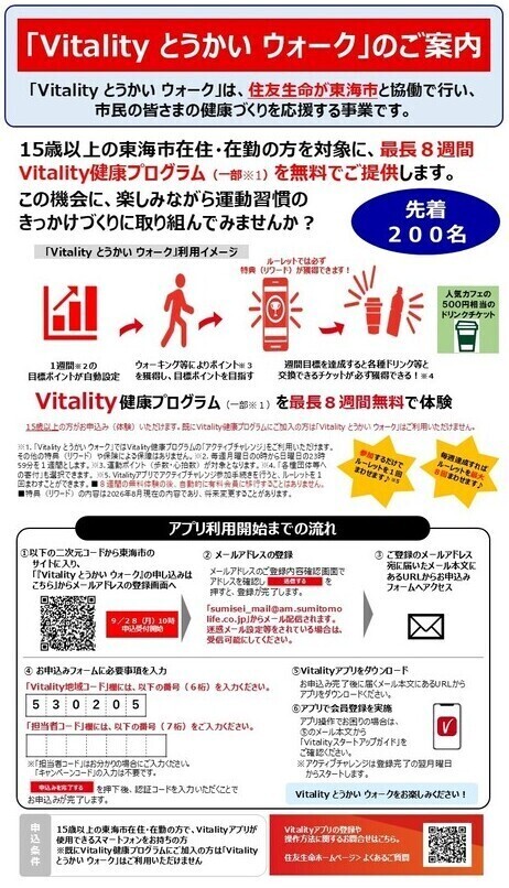 バイタリティーウォークポスター